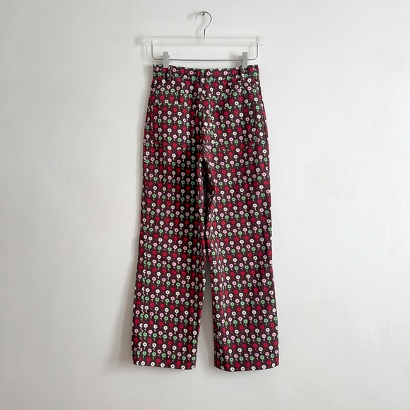 Caro Editions floral cotton pant 25 26 2 4 S - Picture 6 of 15